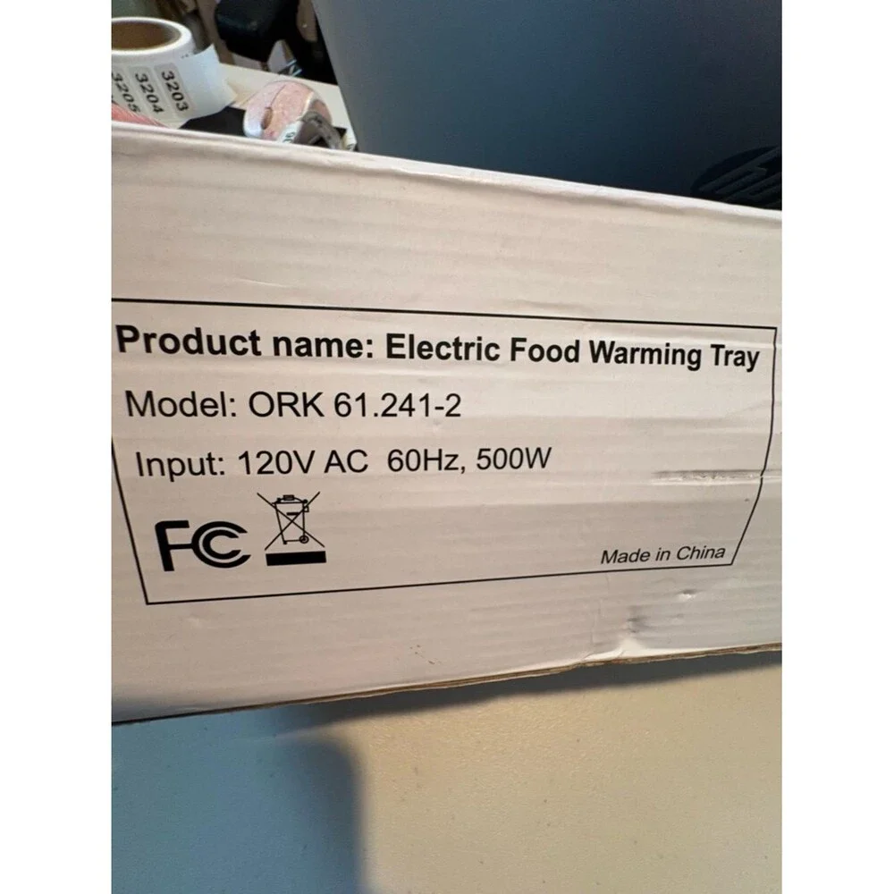 Electric Food Warming Tray